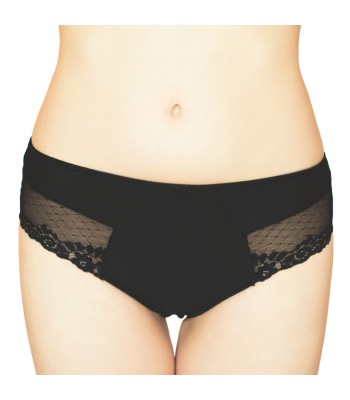 Lace Ornaments Briefs Knickers - Black 3095